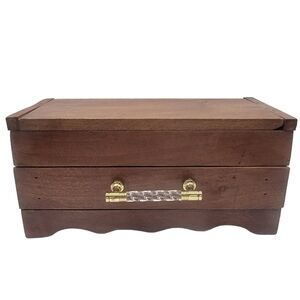 Vintage handmade jewelry box